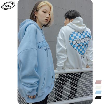 China RTS Breathable Men's Hoodie Polyester Print Pattern Streetwear Unisex Fashion Plus Size Color Pullover Oversized Men's Hoodies for sale