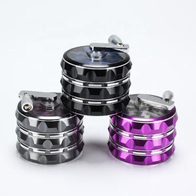 China 63mm Stored 4 Layers Metal Aluminum Alloy Grinder Grinder for sale