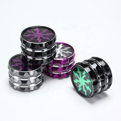 China 63mm Stored 4 Layers Metal Aluminum Alloy Grinder Grinder for sale