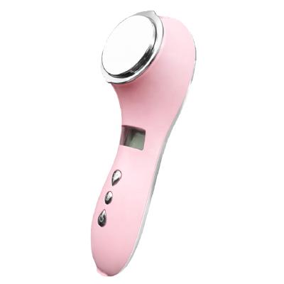 China Handheld Electric Skin Care Vibration Massage Anti-puffiness Beauty Device Hot And Cold Machine for sale