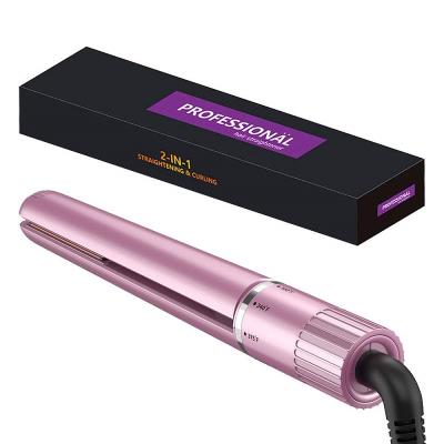 China New Arrival Outdoor Flat Iron Tourmaline Ceramic Hair Straightener and Curler for sale