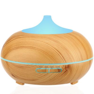 China Hotel 300ml Essential Oil Diffuser Ultrasonic / Wooden Aromatherapy Aroma Diffuser for sale