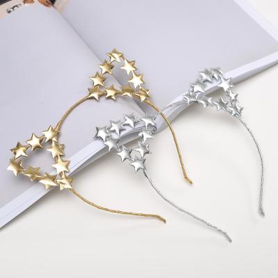 China originality & 2018 originality cute Sofia and five star cute Cat Ear Hair Band for sale