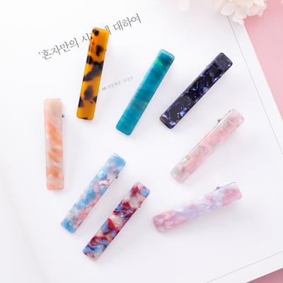 China Vintage & originality & simple & Hot New Boho Resin Acetate Hair Clip For Women Hair Accessories Hair Pins Daily Sweet Girls Headwear Barrette For Women Girls for sale