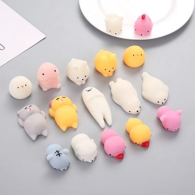 China Vintage & Originality Wholesale Mochi Effort Release Kawaii Toy Animals Shape Soft Slow Rising Slow Rising Squishy Toy for sale