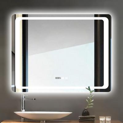 China Specials Promotional Bathroom Luminous Electrothermal Defog Waterproof Intelligent Led Mirror for sale