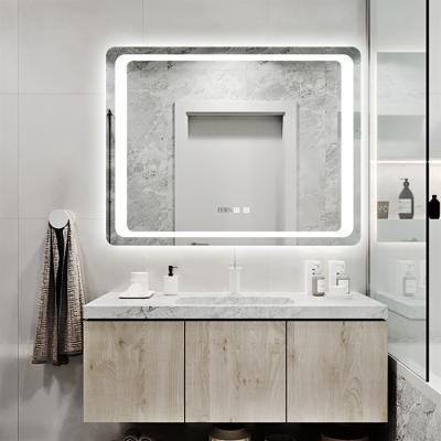 China High Quality Bright Smart Led Bathroom Mirror Smart Wall Vanity Mirror Bathroom Led Lighted for sale