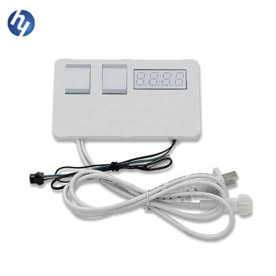 China ABS+PC Touch Switch for Smart Bathroom LED Mirror with Display Demister Power Supply Time-Temperature Integration for sale