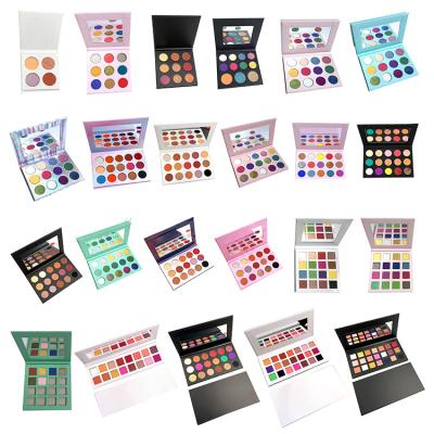 China Waterproof Customized Private Label Make Your Own Eyeshadow Palette Diy Custom Eyeshadow Palette for sale