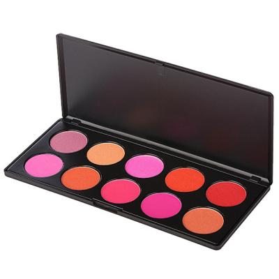 China Sunscreen Private Label 10 Colors Blush Palette Makeup Blusher for sale