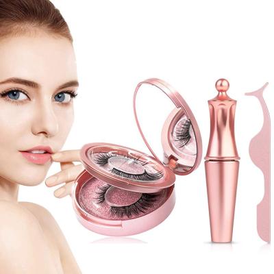 China Natural long eyelashes packaging branding container groups makeup stores selling usa magnetic eyelash for sale