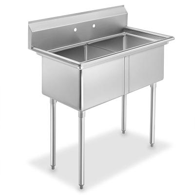 China USA & EU Style Portable Stainless Steel Sink Work Table / Restaurant Project With Bowl Kitchen Sink Table Factory for sale