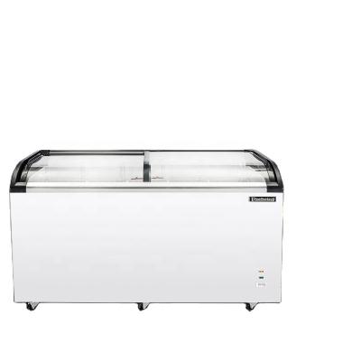 China Single-temperature Open Top Chest Freezer Price Catering Equipment Under Cooler Counter Commercial for sale