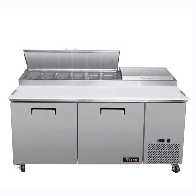 China Single-temperature Buffet Stainless Steel Upright Chest Freezer for sale