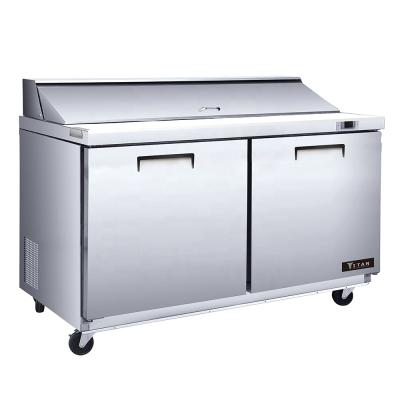 China Single-temperature sideboard handles sharp stainless steel upright freezer for sale