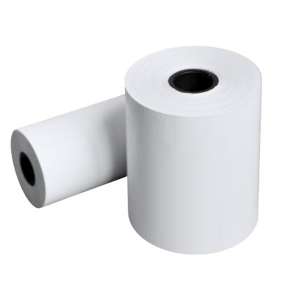 China Cash register custom printed branded coreless thermal paper rolls 57mm POS roll plants for sale