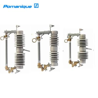 China Pomanique IEC High Voltage Porcelain Expulsion Fuse 12KV Drop Cut Out for sale