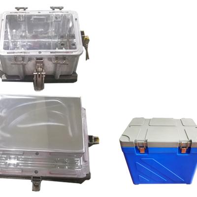 China New Mold A356 Cooler Box Aluminum Professional Rotating Cooler Box Thermo Cooler Box For Fishing Outdoor Activity for sale