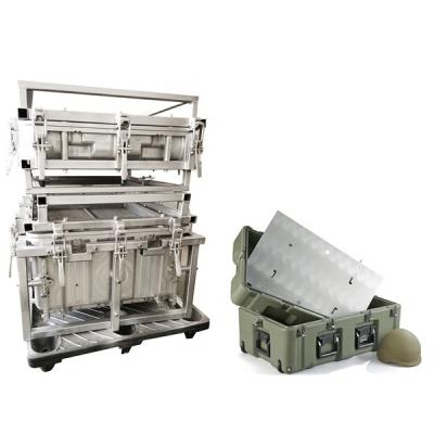 China Large aluminum custom 78QT rotomolded beer camping cooler box for hunting bear resistance Foshan factory for sale