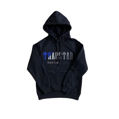 China Original Men's Winter Abrigo Sports Tracksuit Tuta London Blue Hoodie 1:1 QUICK DRY Piumino Bordado Tuta Anorak Trapstar Jacket for sale