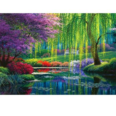 China Wholesale Customization DIY Cross Stitch Home Decoration Landscape Custom Diamond Painting 5D Diamond Painting for sale