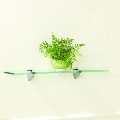 China Traditional Modern Bathroom Hardware Wall Mounted Fittings Shower Glass Shelf for sale