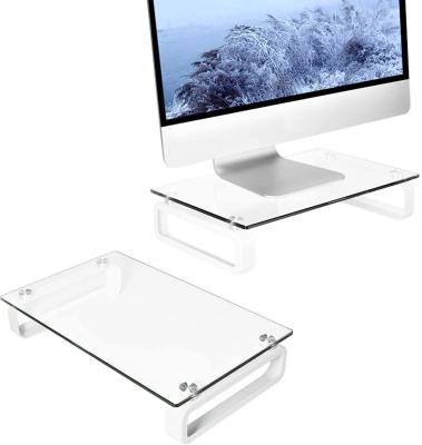 China Amazon Best Selling Ergonomic Adjustable Glass Desk Stand (Height) for a Laptop for sale