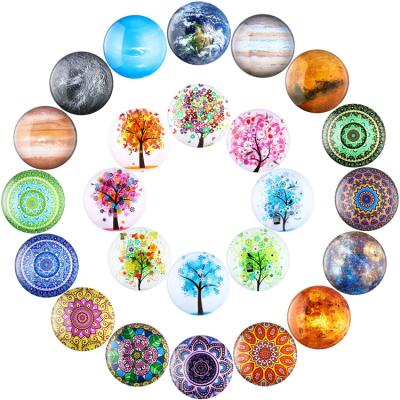 China Shape Colorful Design Glass Fridge Magnet for sale