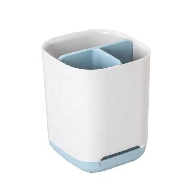 China Sustainable Toothbrush Holder Bathroom Storage Organizer for sale