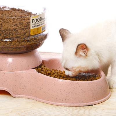 China Automatic Animal Utensils Pets Dog Automatic Water Feeder Food Storage Bucket Cat Water Dispenser for sale