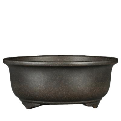 China China Yixing CLASSIC Bowl Shape Flower Pots Basin Bonsai Pots Small Bonsai Pots for sale