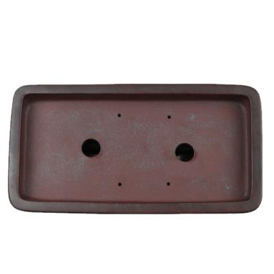 China CLASSIC Unglazed Rectangular Flower Pot Bonsai Pot Yixing, China for sale