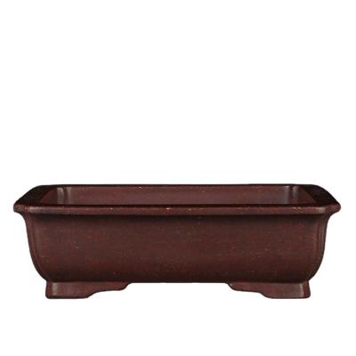 China CLASSIC Unglazed Rectangular Flower Pot Bonsai Pot Yixing, China for sale