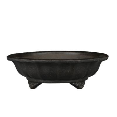 China CLASSIC Bonsai Pot Unglaze Basin China Yixing Bonsai Pots Garden Flowerpot Purple Sand for sale