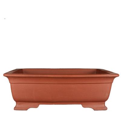 China Traditional Unglazed Rectangular Flower Pot Bonsai Pot Yixing, China for sale