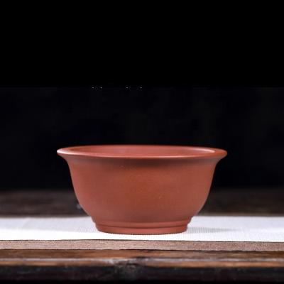 China CLASSIC China Yixing Mini Bonsai Pots Unglaze Basin Bonsai Pots Garden Flowerpot for sale