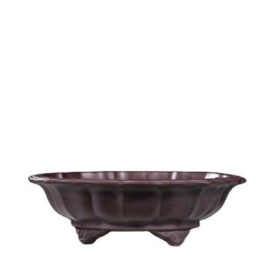 China CLASSIC Hot Selling Purple Round Sand Garden Flower Pot for sale