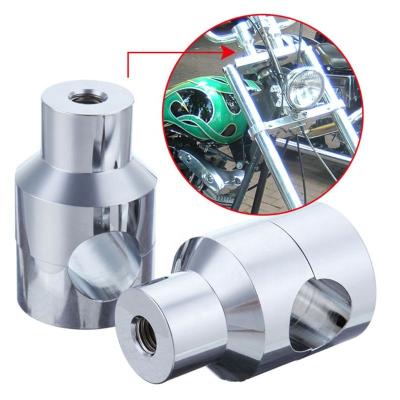 China Billet Aluminum CNC Machined Wholesale Universal REALZION Motorcycle Handlebar Risers 1