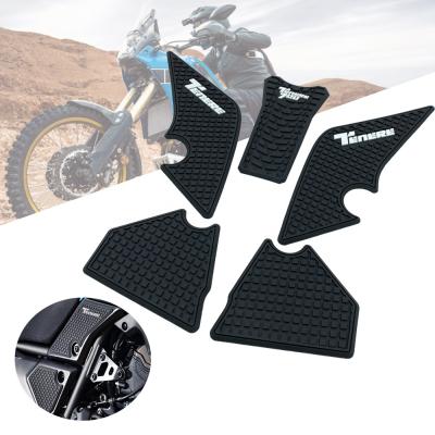 China Motorcycle Tank Protector Sticker Pad REALZION Motorcycle Parts Anti Slip Fuel Tank Pad Protector Side Soft Rubber Sticker For YAMAHA Tenere XTZ 700 Tenere 700 for sale