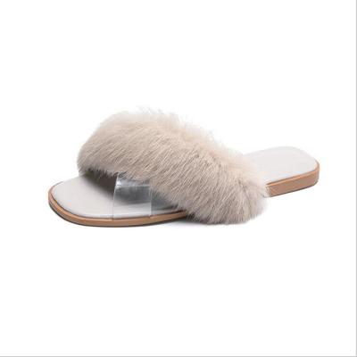 China Damping Warmer Slippers Women Winter Casual Shoes Wholesale Fur Indoor Slippers for sale