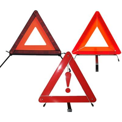 China PMAA Reflective Warning Triangle Car Emergency Roadside Triangles With Lights for sale