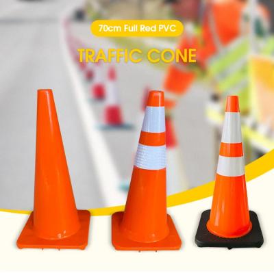 Chine 20 ans fabricant Pékin Roadsafe en gros 30/45/70/75/90cm orange trafic flexible PVC Cones de sécurité fournisseur à vendre