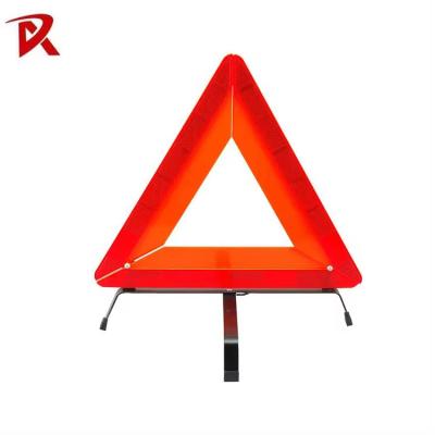 China Triángulo de advertencia de tráfico de seguridad vial 43 cm Signo de emergencia de automóvil Triángulos reflectantes en venta