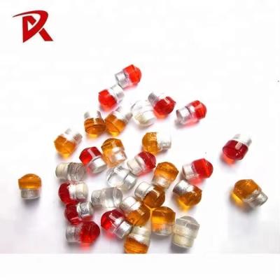 China Cat Eye Reflective Glass Beads For Road Stud 13/10/8mm Diameter And Road Safety Material for sale