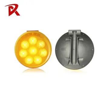 China Amarillo Rojo Luzes de advertencia solar intermitente Seguridad vial Luz de sol led en venta