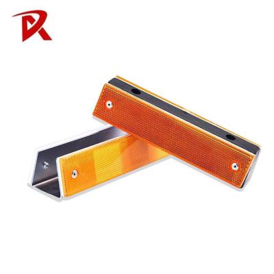 China PMMA Double-side Rectangular Guardrail Reflective Delineator for sale