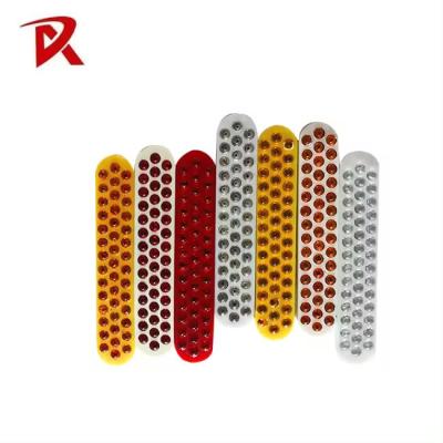 China 43 Beads Cat Eyes Road Stud Reflector Sheet Reflective Glass Beads Lens For Road Safe for sale