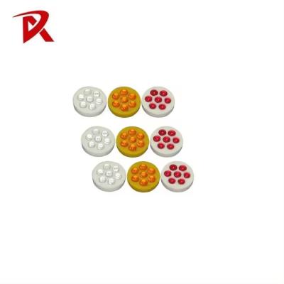 China 7 Beads High Brightness Cat Eyes Glass Beads Reflector Road Reflective Panel 15mm for sale