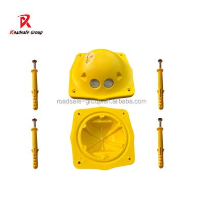 Κίνα ABS Yellow Reflective Round Plastic Reflector Road Stud προς πώληση