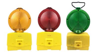 China Traffic Warning Light Flashing LED Solar Road Warning Barricades Traffic Baton On Safety Cones for sale